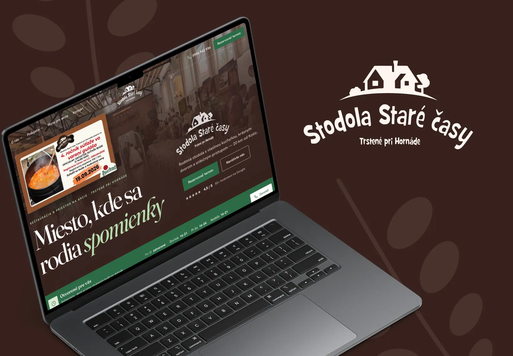 Website for Stodola Staré časy