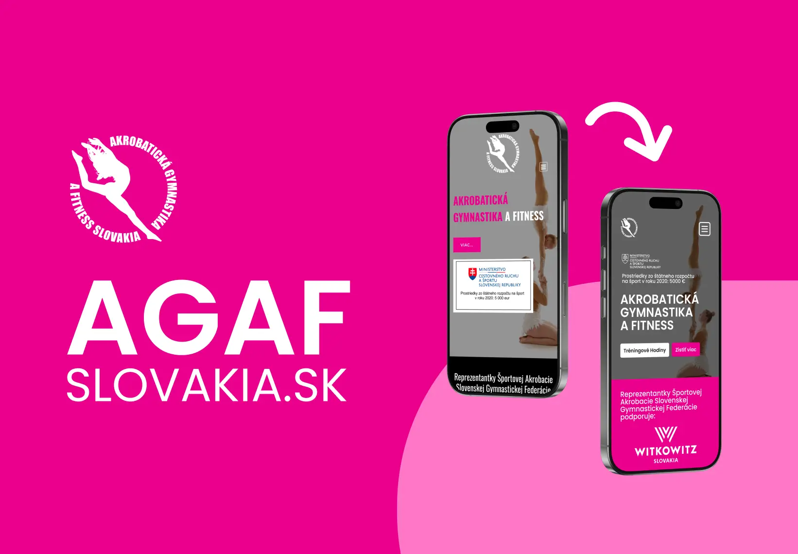 Website redesign for a sports club